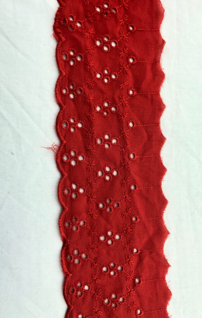 Ham Güpür Pamuk Brode Kumaş