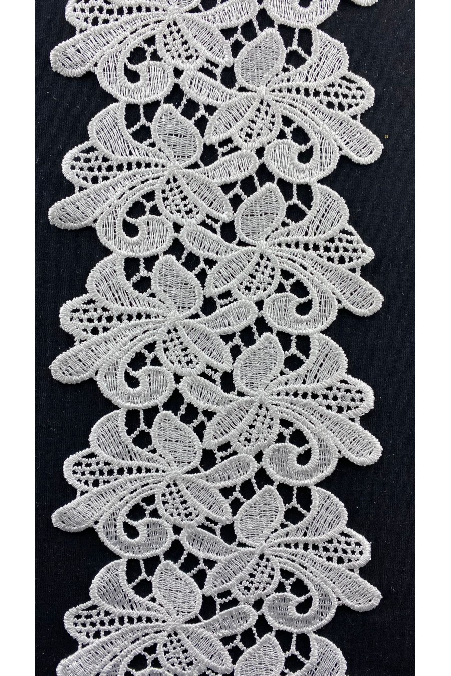 12 cm Parlak Güpür Brode Bant