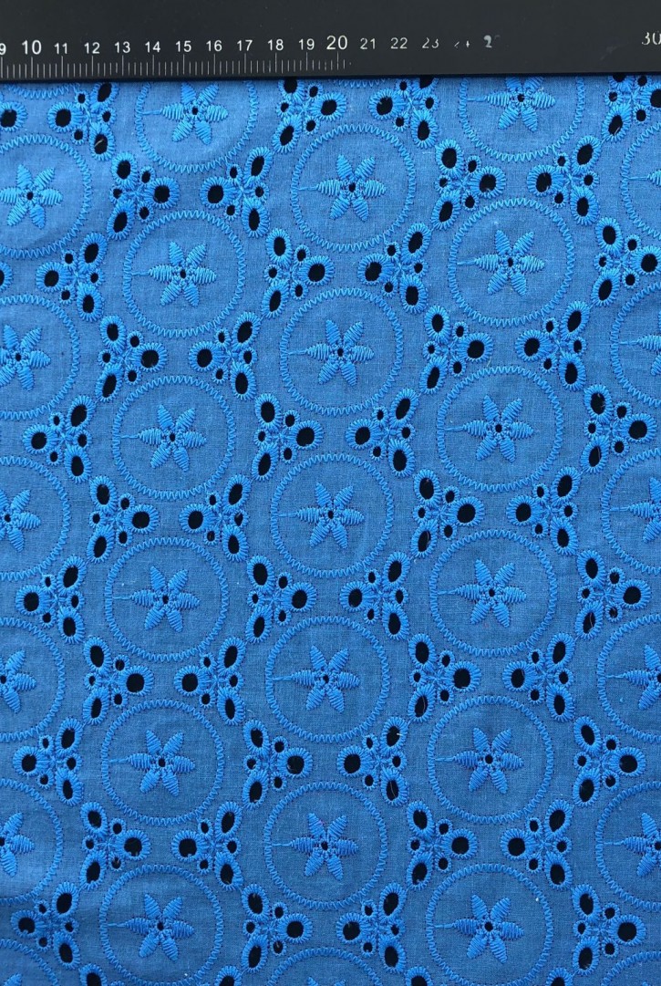 Sky Blue Pamuk Bohrer Brode