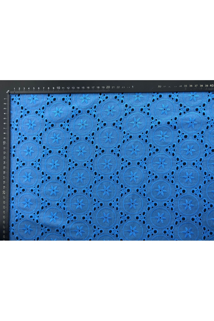 17288-METRE Sky Blue Pamuk Bohrer Brode