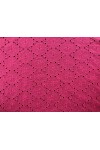 17288-METRE Fuşya Bohrerli Pamuk Vual İthal Brode Kumaş
