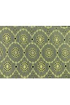 Sarı Bohrerli Mat Polyester Dantel Kumaş - 150 cm