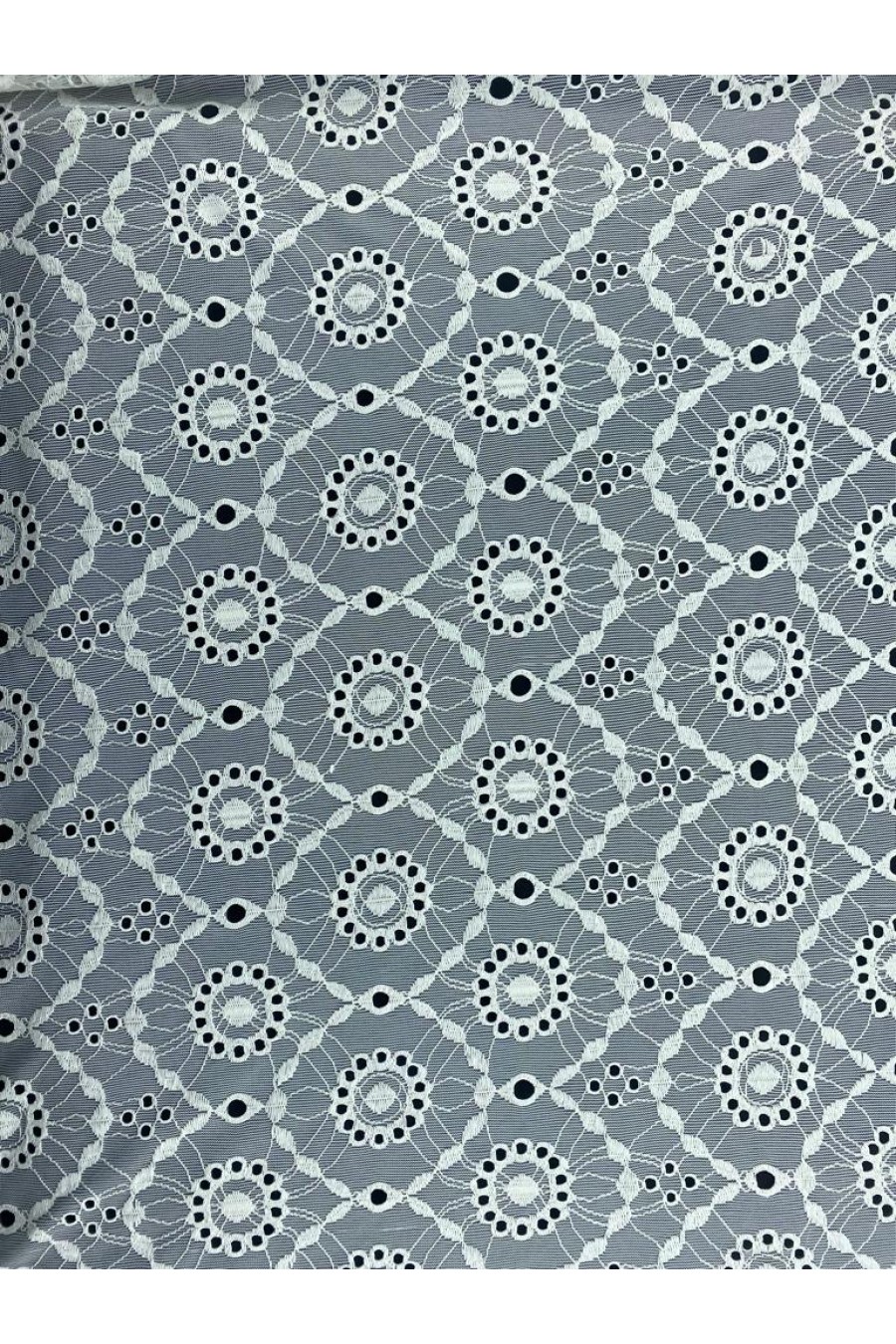 150 cm Bej Mat Polyester Bohrerli Dantel