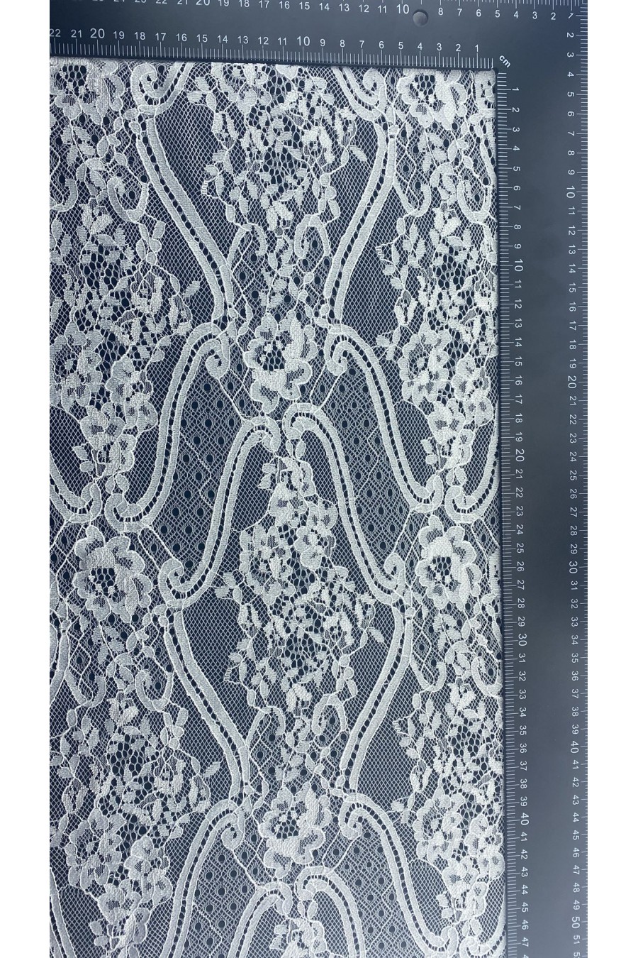 7332-KG Fikslenmiş Naylon Likrasız İthal Dantel