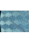 22348 KUMAŞ/YERLİ/LEZ/POLYESTER/PAMUK/KESME/BEYAZ-MAVİ/155 CM