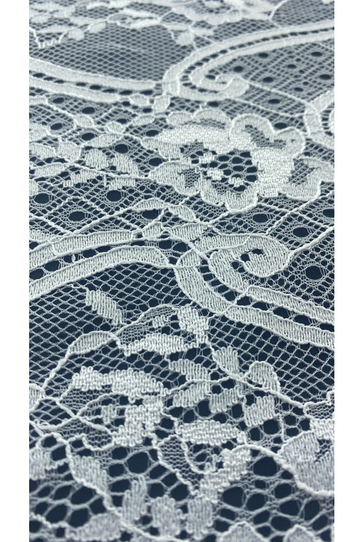 Fikslenmiş Naylon Likrasız İthal Dantel