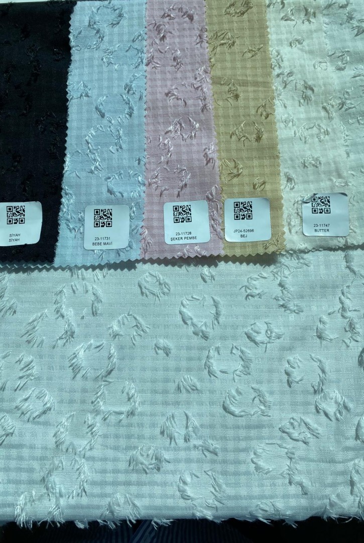 22349 KUMAŞ/YERLİ/LEZ/POLYESTER/KESME/BEYAZ/150 CM