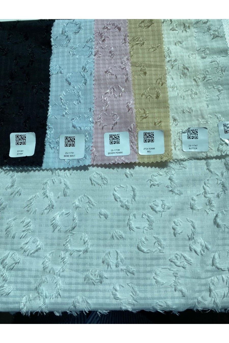 22349 KUMAŞ/YERLİ/LEZ/POLYESTER/KESME/BEYAZ/150 CM