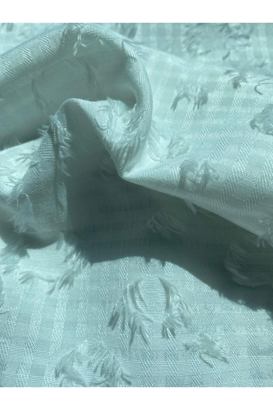 22349 KUMAŞ/YERLİ/LEZ/POLYESTER/KESME/BEYAZ/150 CM