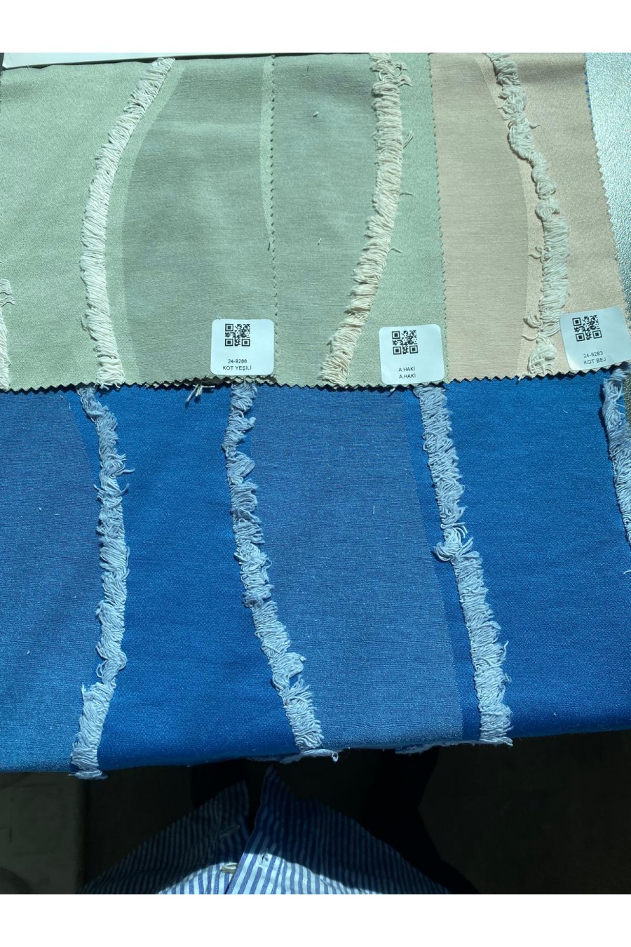 22350 KUMAŞ/YERLİ/LEZ/PAMUK/POLYESTER/KESME/MAVİ/150 CM