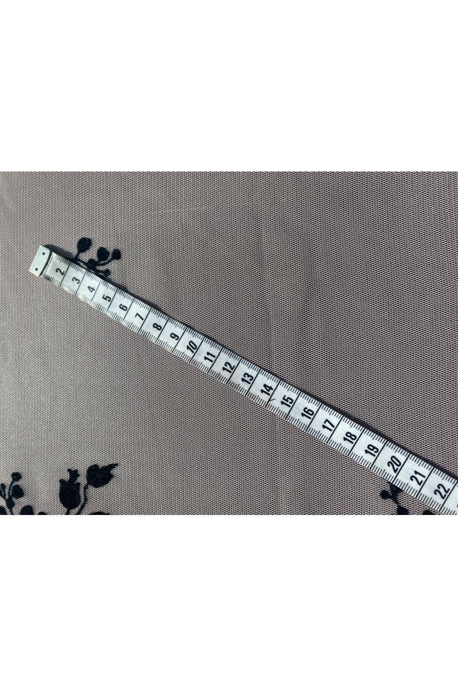 22352 TÜL/YERLİ/LEZ/POLYESTER/FLOK/PEMBE/160 CM