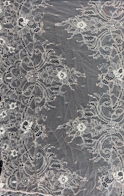 Somon Renk Sakallı Naylon Dantel Bant, İthal