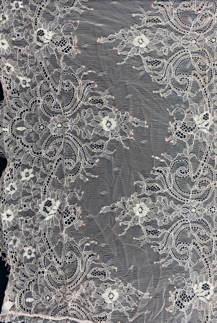 Somon Renk Sakallı Naylon Dantel Bant, İthal