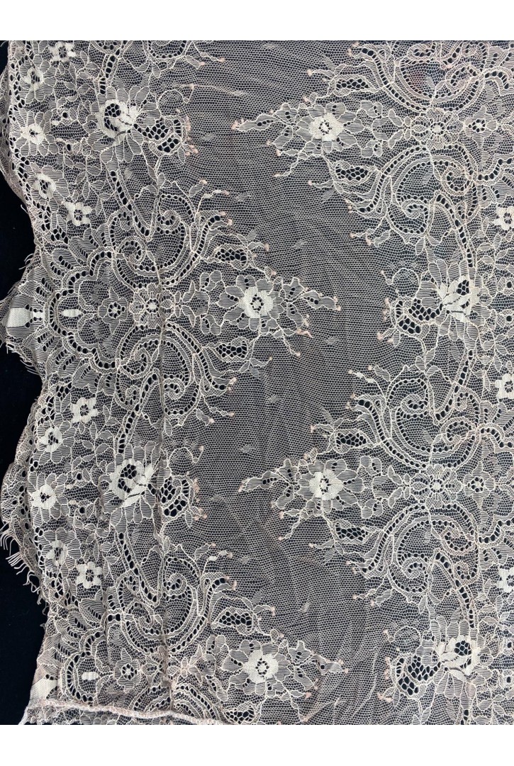 Somon Renk Sakallı Naylon Dantel Bant, İthal