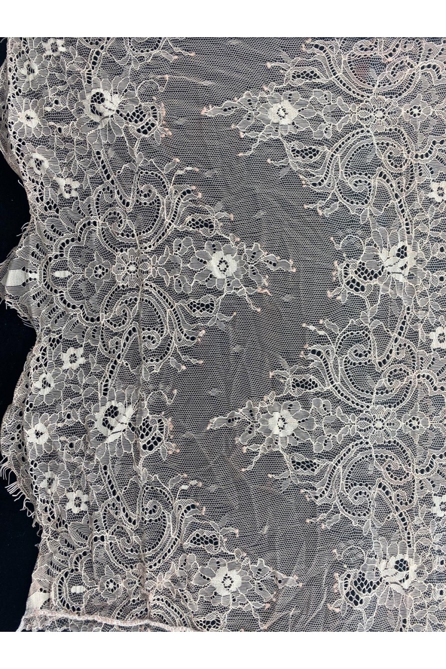 Somon Renk Sakallı Naylon Dantel Bant, İthal