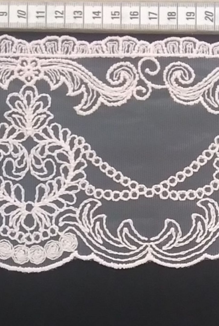 Pudra Tül Üzeri Mat Brode Bant, Yerli