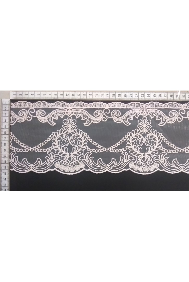 Pudra Tül Üzeri Mat Brode Bant, Yerli