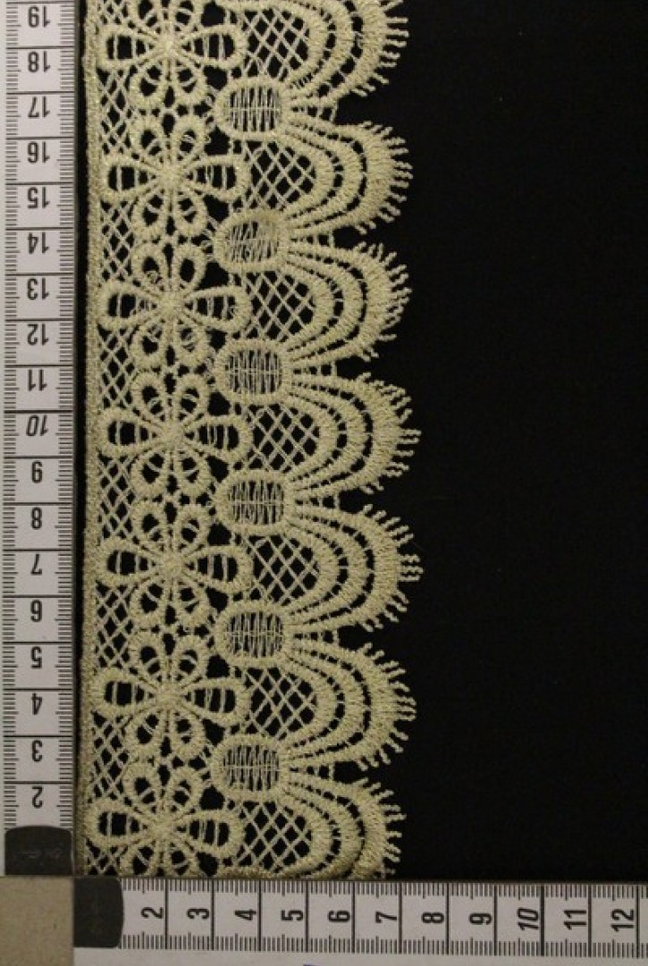 Simli Gold Şerit Güpür Brode