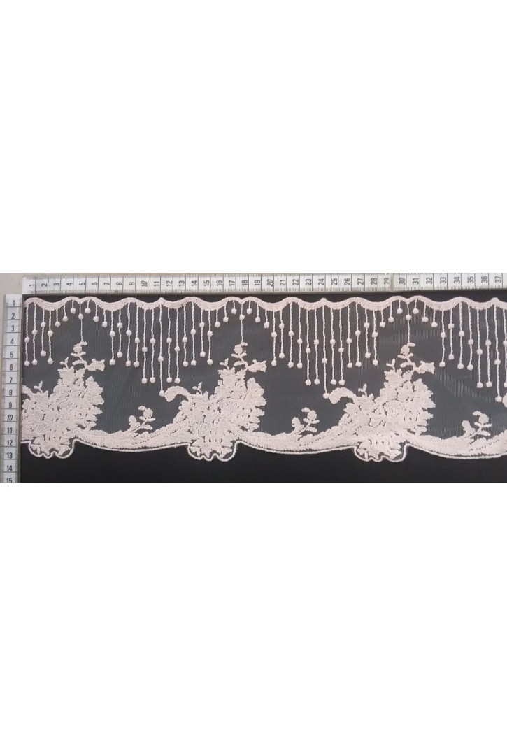 7693/BRODE/BANT/MAT PES/TÜL ÜZERİ/YERLİ/PUDRA