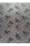 22356 TÜL/YERLİ/LEZ/POLYESTER/ELASTAN/FLOK/SİYAH/160 CM