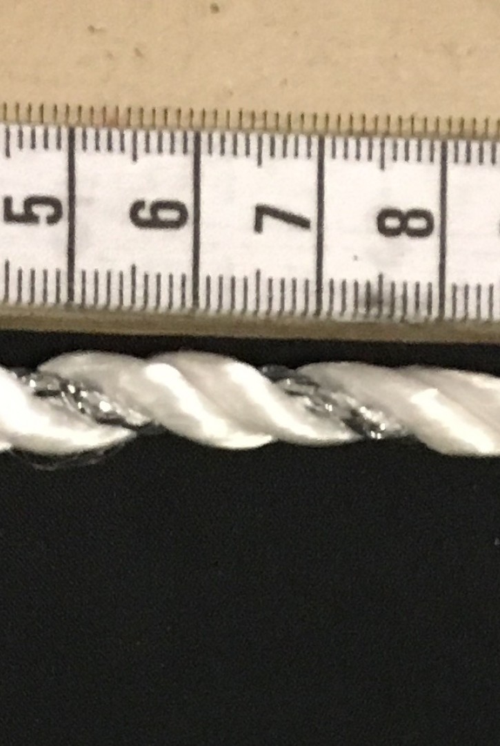 2496/ŞERİT/KORDON/PARILTILI/BEYAZ