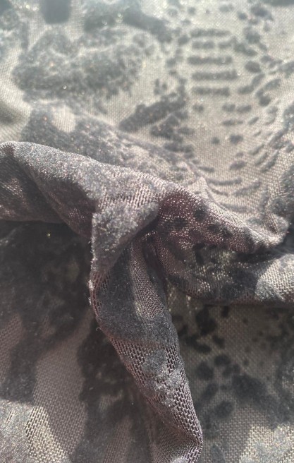 22364 TÜL/YERLİ/LEZ/POLYESTER/ELASTAN/SİYAH/120 CM