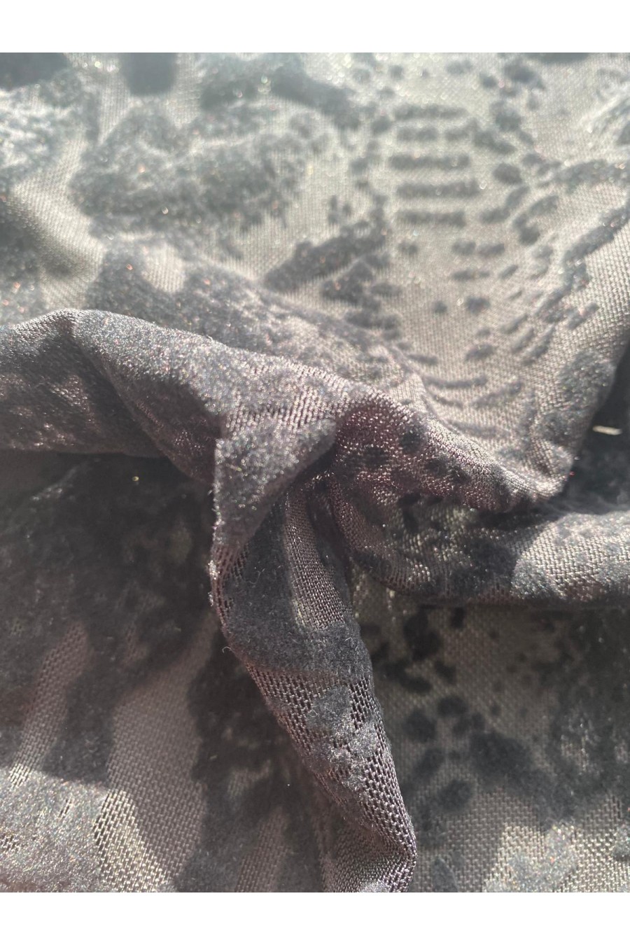 22364 TÜL/YERLİ/LEZ/POLYESTER/ELASTAN/SİYAH/120 CM