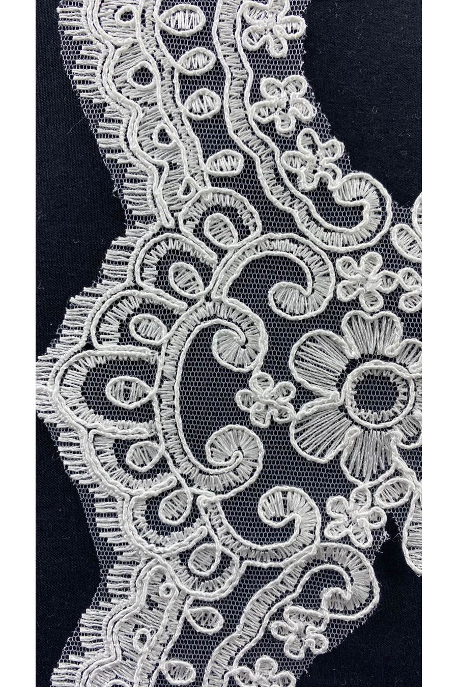 Düz Ham Polyester Brode Aplik, Yerli