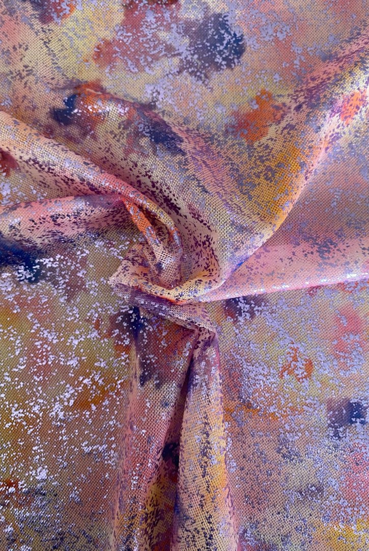 22368 TÜL/YERLİ/LEZ/POLYESTER/HOLOGRAM/BASKILI/RENKLİ/155 CM
