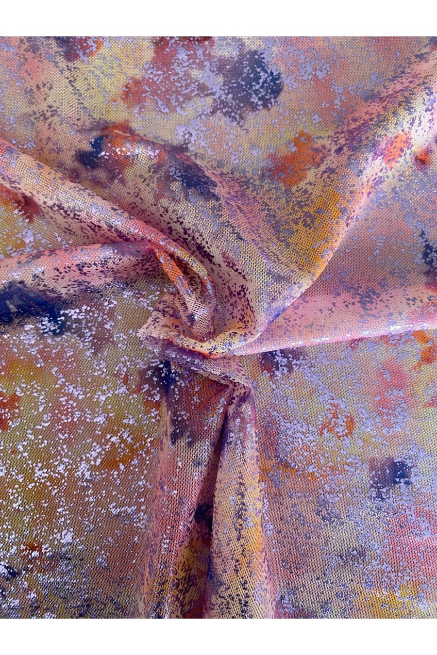 22368 TÜL/YERLİ/LEZ/POLYESTER/HOLOGRAM/BASKILI/RENKLİ/155 CM