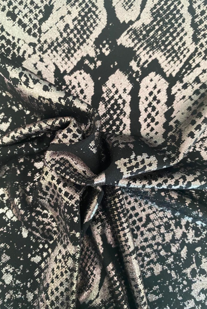 22370 KUMAŞ/YERLİ/LEZ/POLYESTER/SİMLİ/SİYAH/150 CM