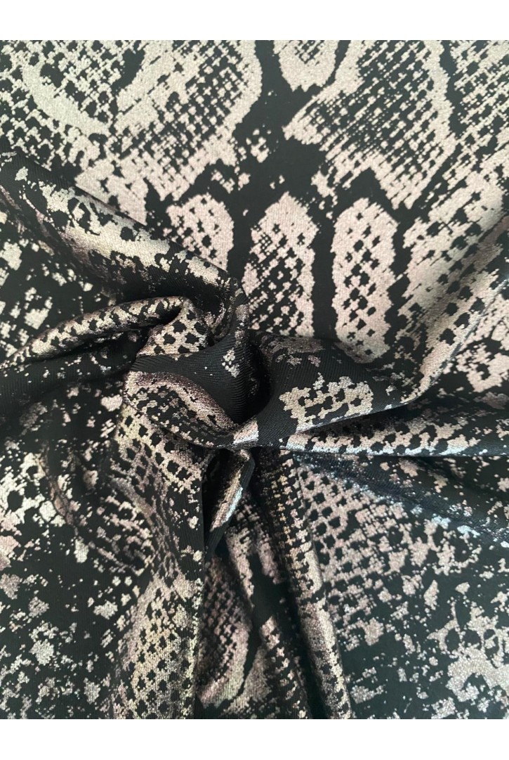 22370 KUMAŞ/YERLİ/LEZ/POLYESTER/SİMLİ/SİYAH/150 CM