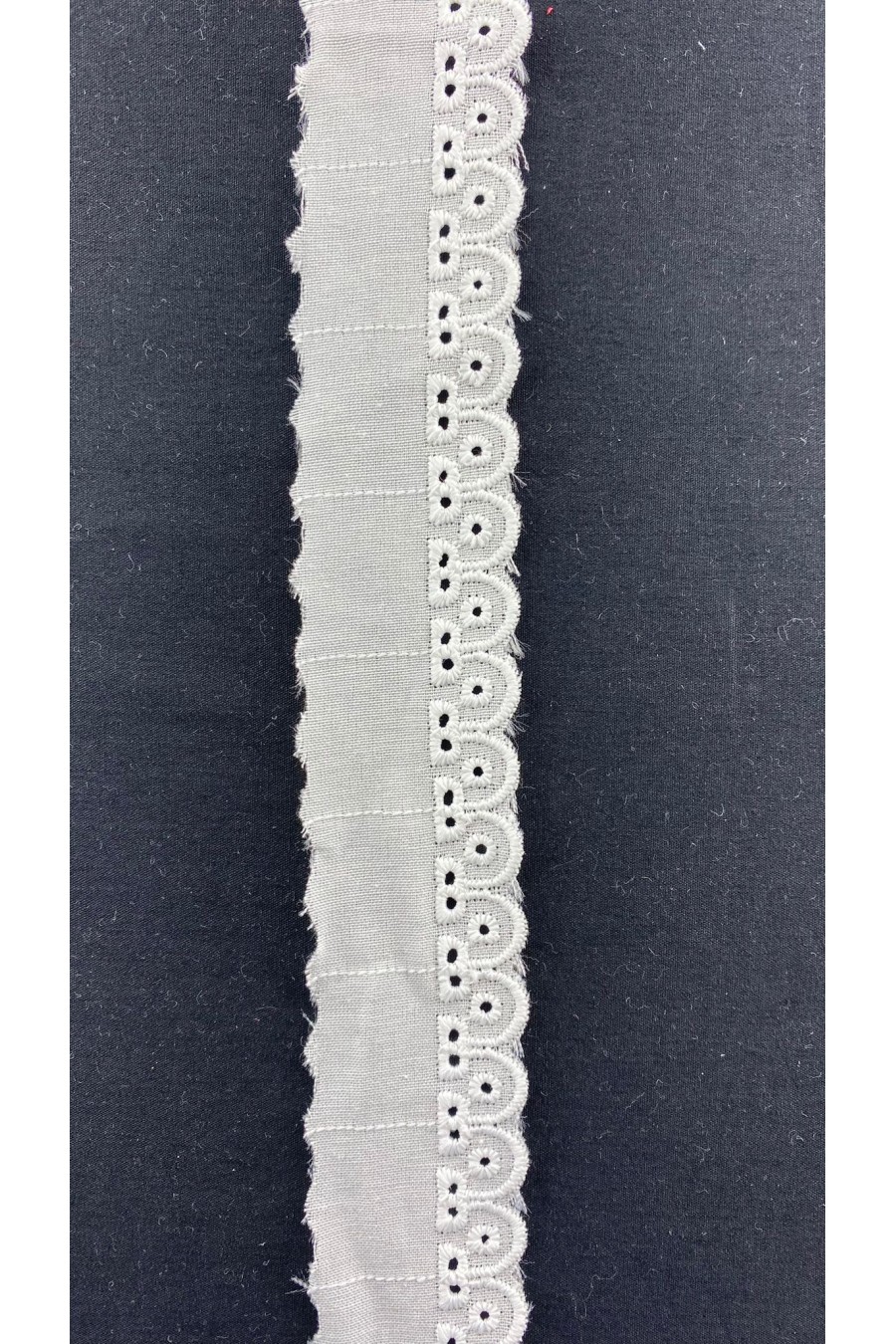 Kasarlı Terikotun Polyester Brode Bant, 3,5 cm