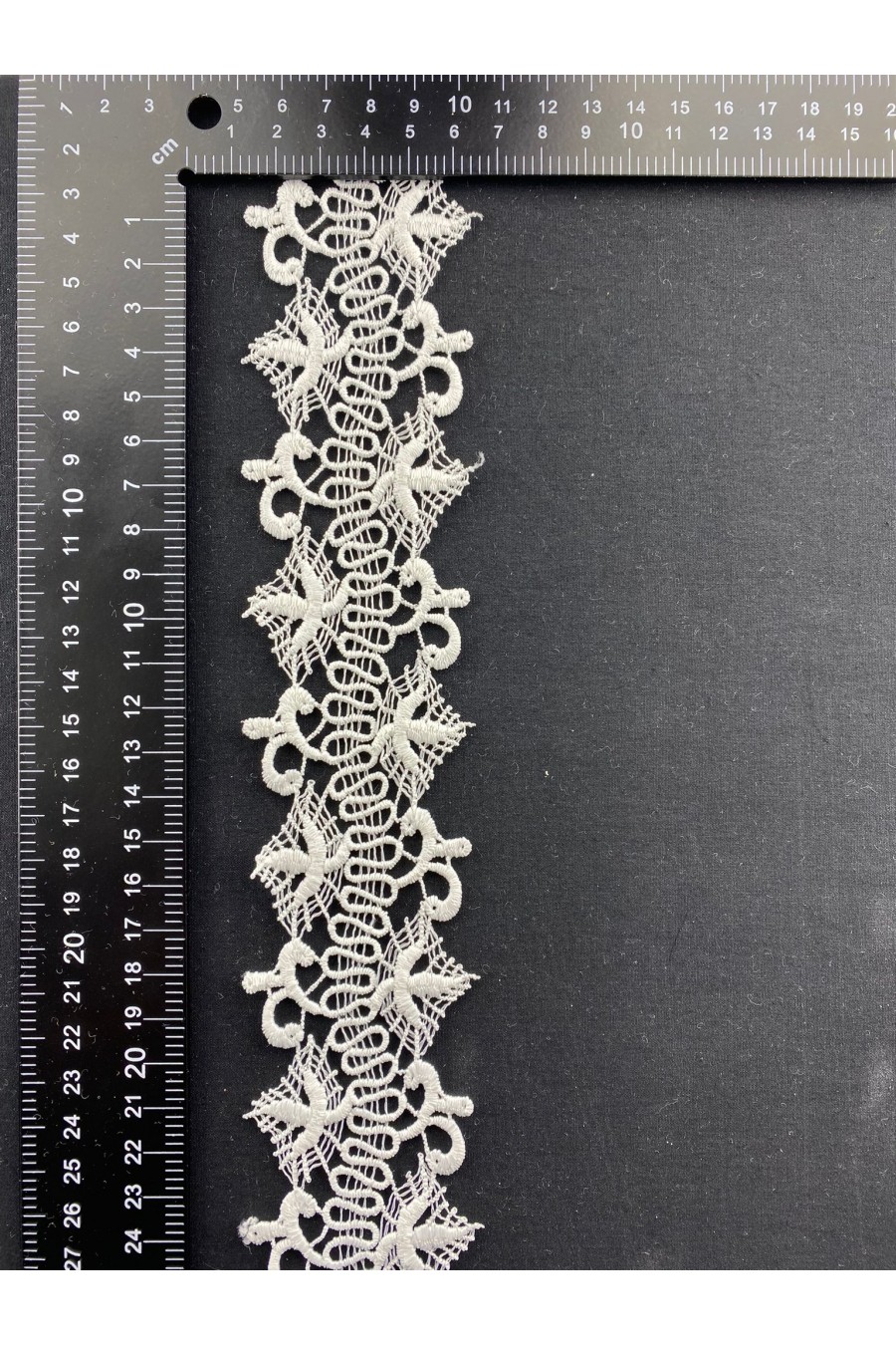 5,5 cm Ham İthal Mat Polyester Güpür Brode Bant