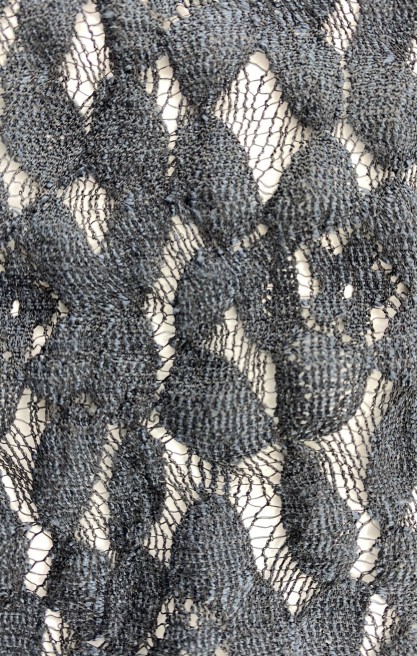 21773 Dantel Kumaş – Polyester/Likra – Siyah – Bürümcük – 170 cm