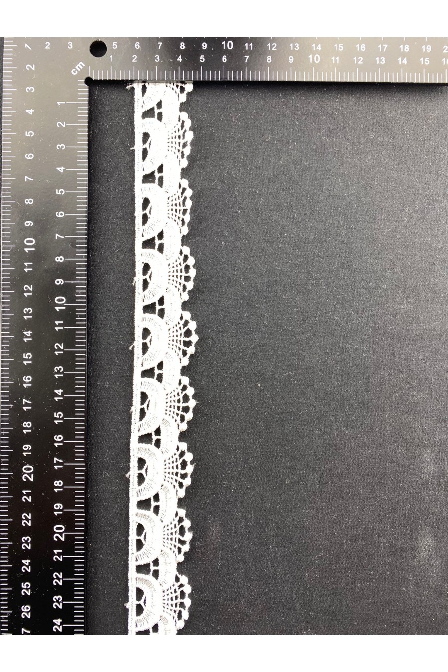 8004 BRODE/YERLİ/BANT/GÜPÜR/MAT POLYESTER/BEYAZ