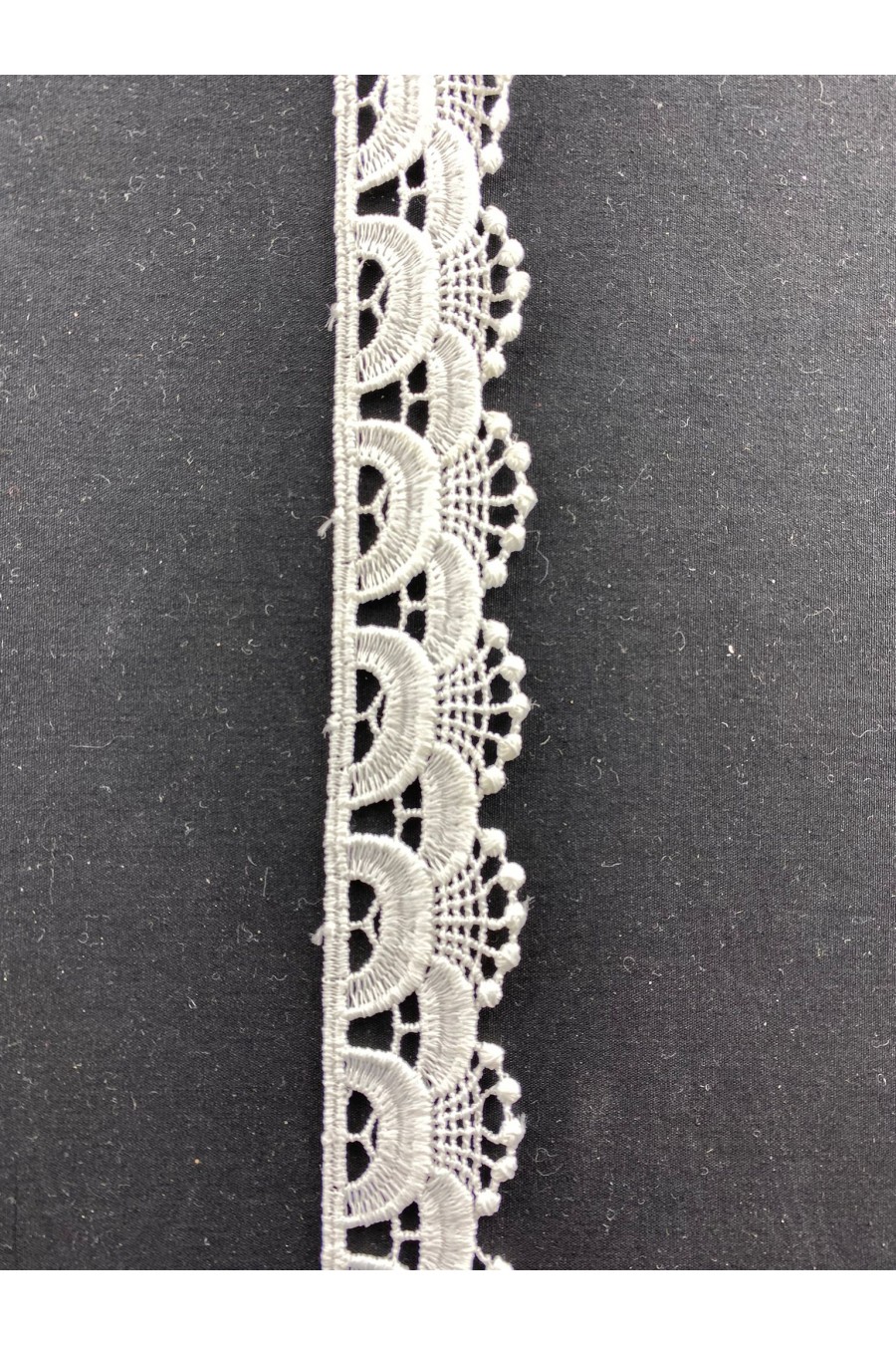 8004 BRODE/YERLİ/BANT/GÜPÜR/MAT POLYESTER/BEYAZ