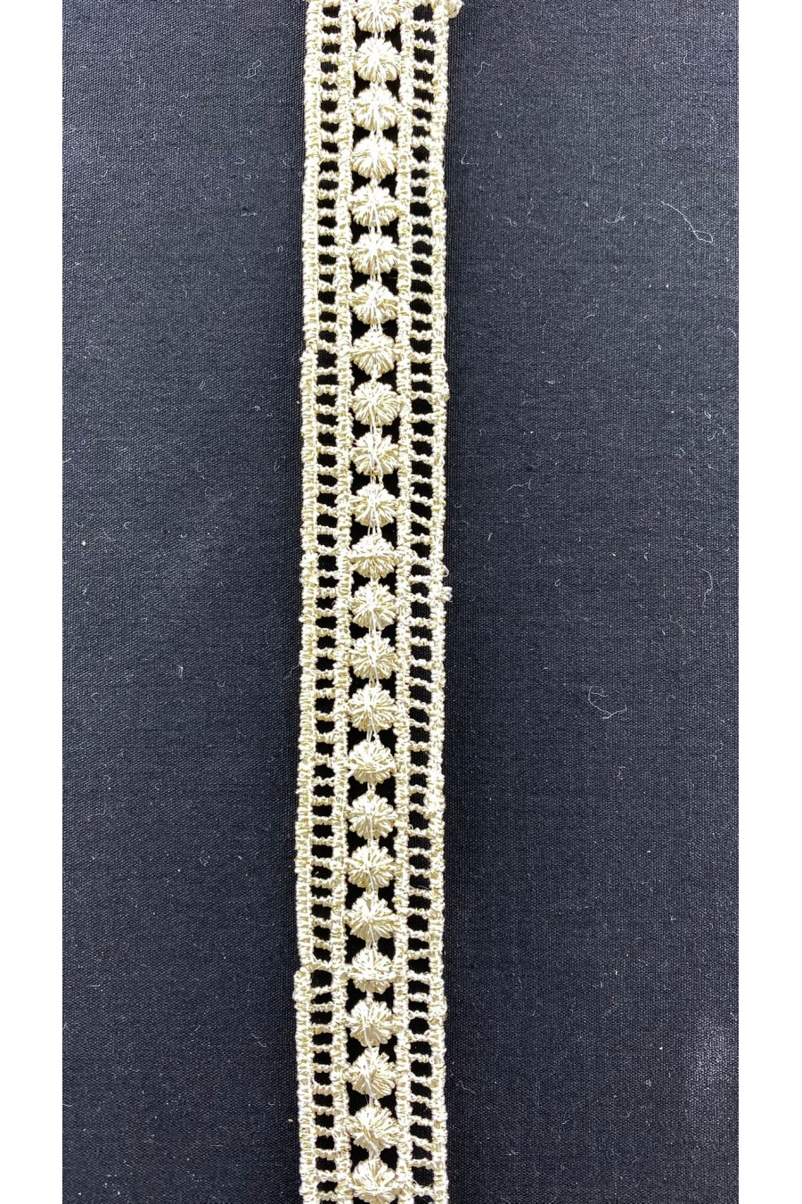 8004 BRODE/YERLİ/BANT/GÜPÜR/MAT POLYESTER/BEYAZ