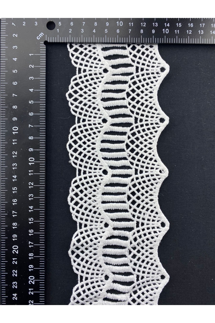 6086-METRE Ham Mat Polyester Güpür Brode Bant