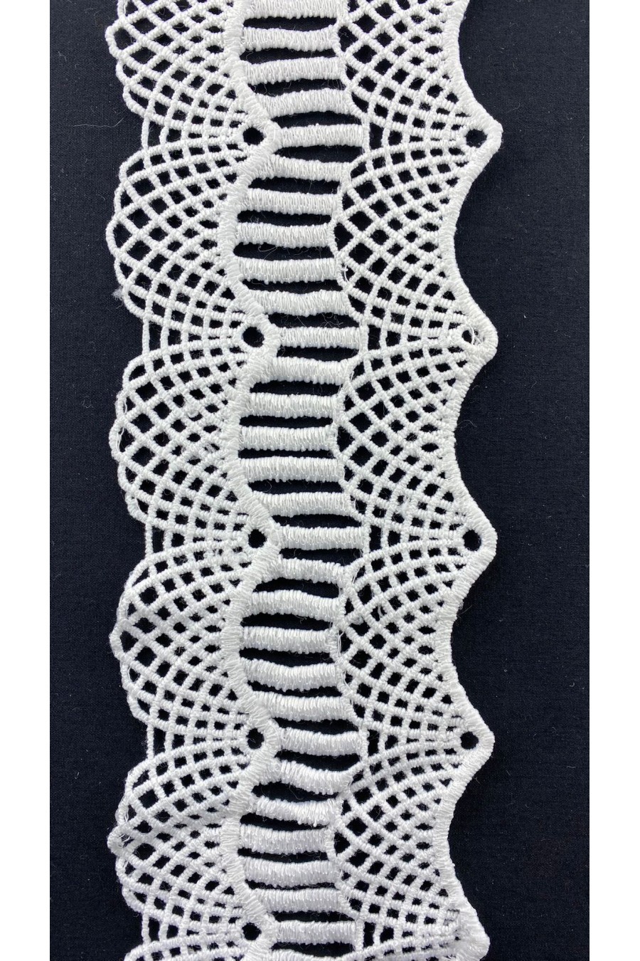 6086-METRE Ham Mat Polyester Güpür Brode Bant