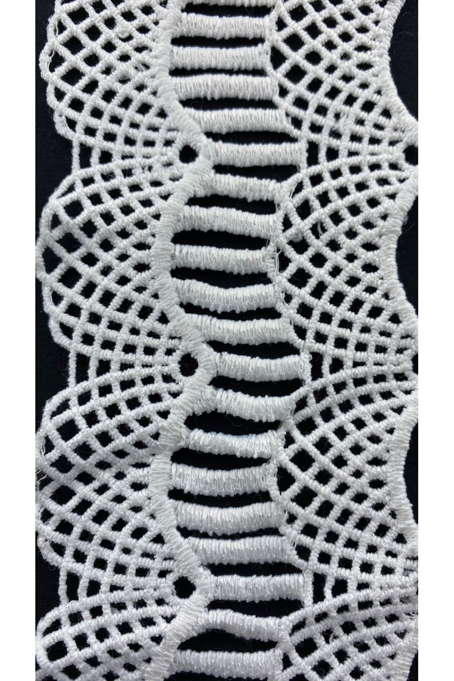 6086-METRE Ham Mat Polyester Güpür Brode Bant