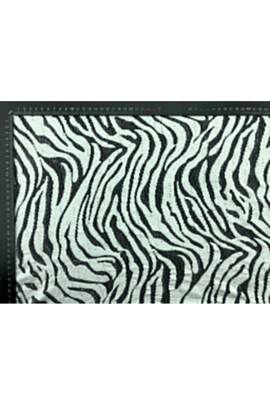 18612-KG Siyah-Beyaz Yerli Polyester Dantel