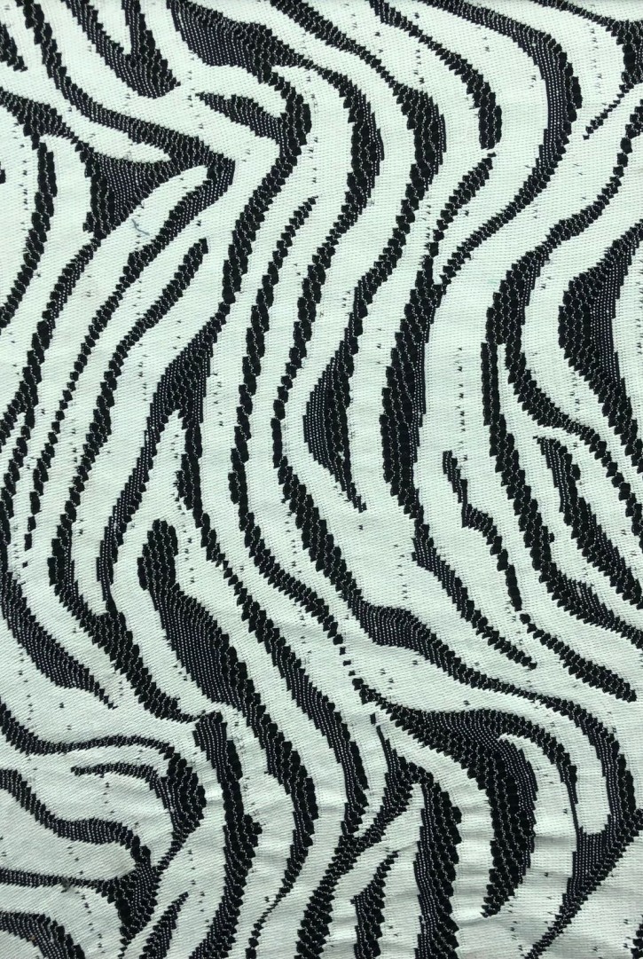 Siyah-Beyaz Yerli Polyester Dantel