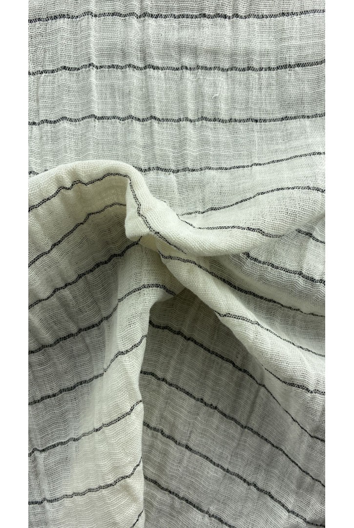 22395 KUMAŞ/YERLİ/LEZ/PAMUK/CRINKLE/KREM/140 CM