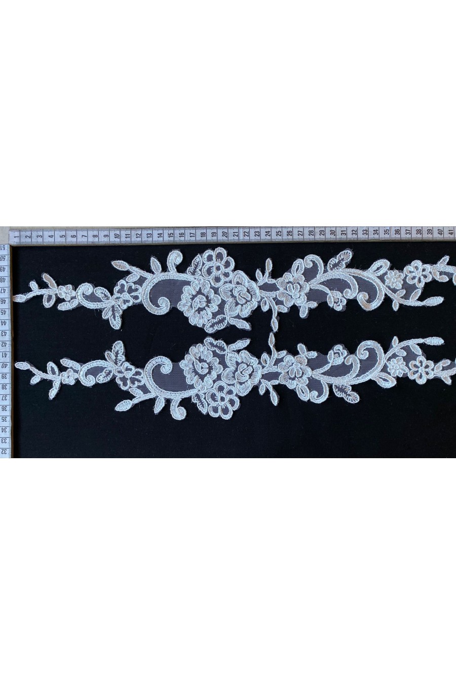 3011-ADET Ham Kordlu Aplik Brode