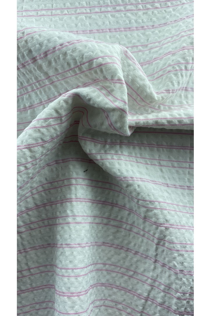 22398 KUMAŞ/YERLİ/LEZ/PAMUK/POLYESTER/BEYAZ-PEMBE/140 CM