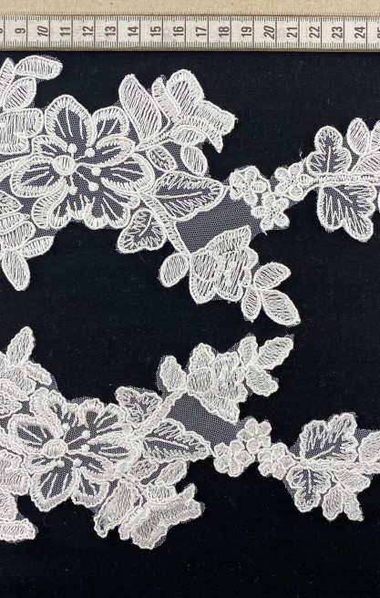 Kordlu Düz Aplik Brode, Yerli