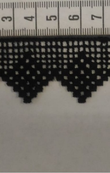 Ham Yapıda Mat Polyester Güpür Brode Bant