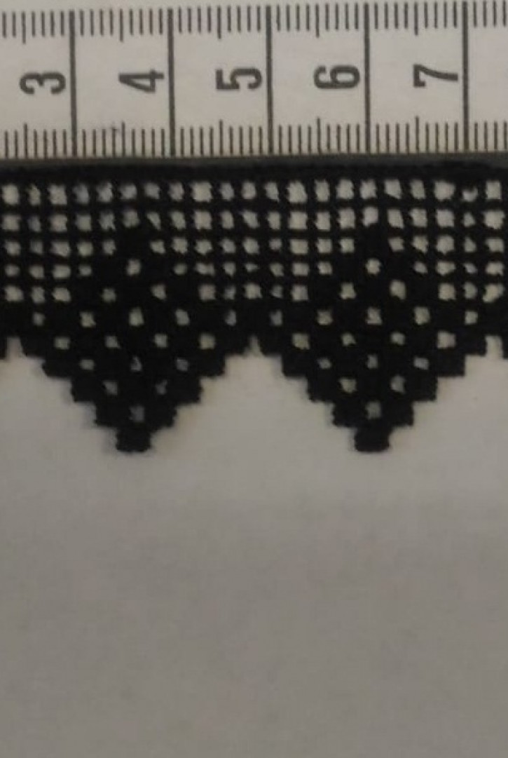 Ham Yapıda Mat Polyester Güpür Brode Bant