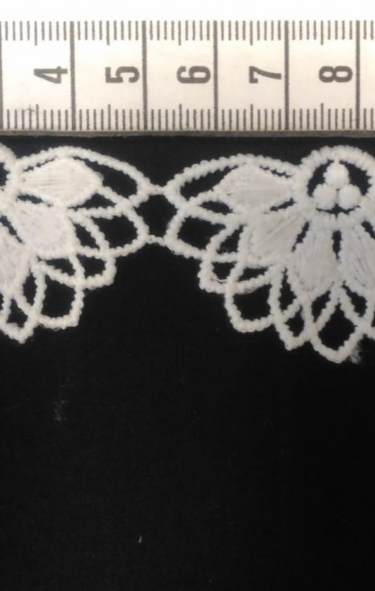 Mat Polyester Ham Güpür Brode Bant, Yerli